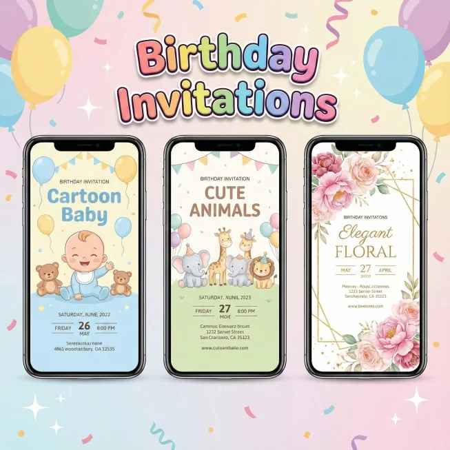 Birthday Invitations